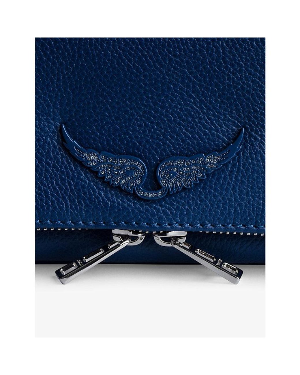Zadig & Voltaire Rock Blue Leather Mini Bag