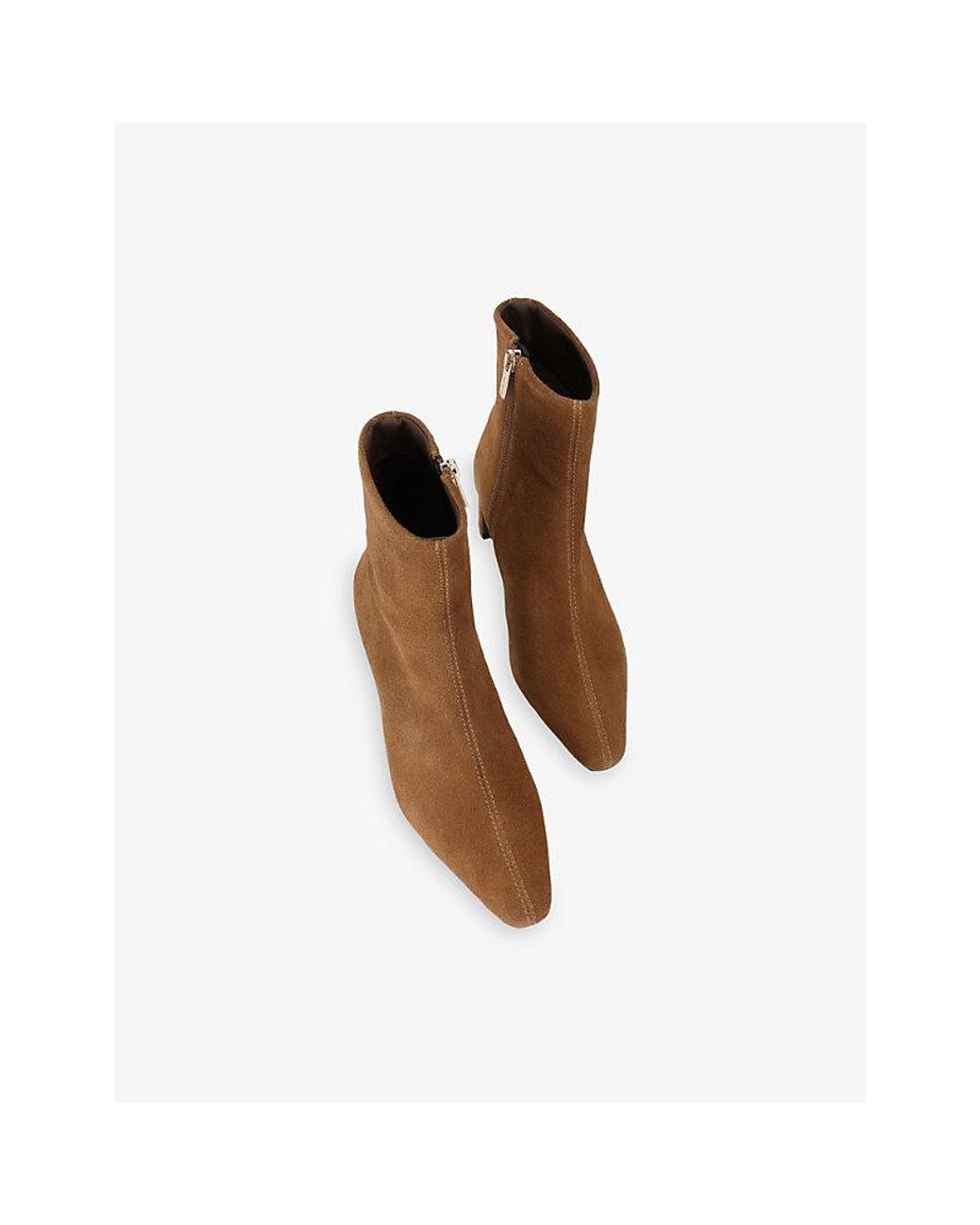 Carvela Kurt Geiger Brown Bruna Suede Heeled Ankle Boots