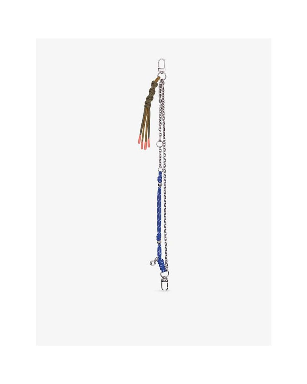 Maje White Chain Cord Bag Charm