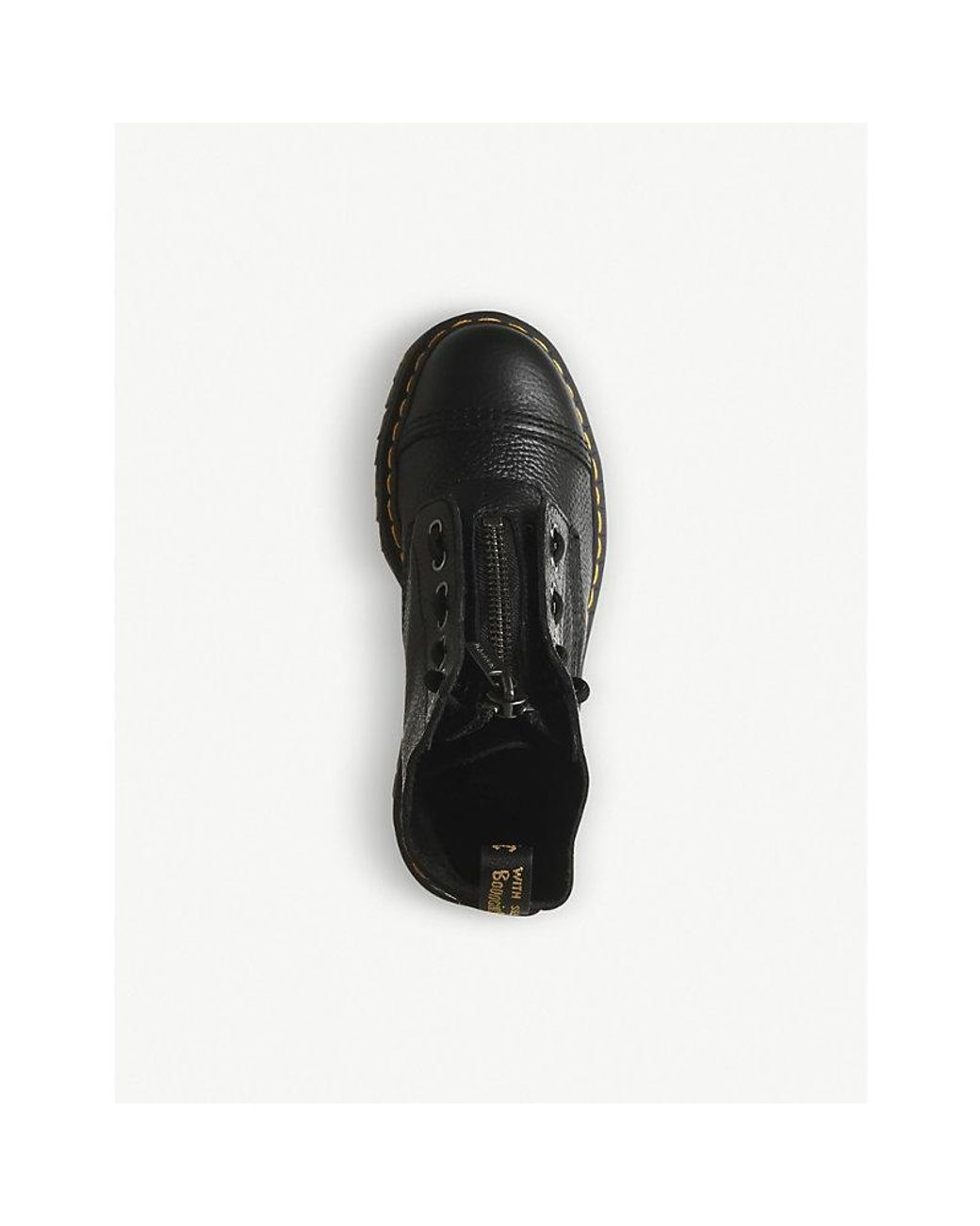 Dr. Martens Black Sinclair Platform Leather Boots