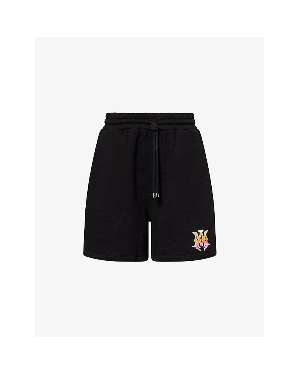 Amiri Black Ma Surf Cotton-Jerseytrack Shorts for men