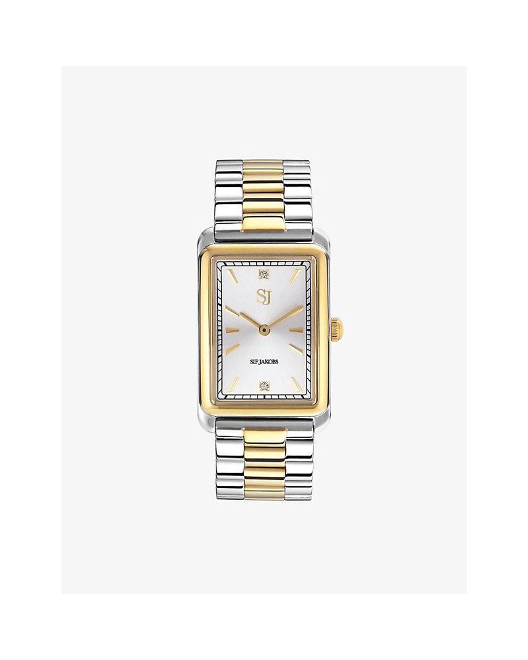 Sif Jakobs Metallic Santina-Plated, Stainless-Steel And Zirconia Stone Automatic Watch 24Mm