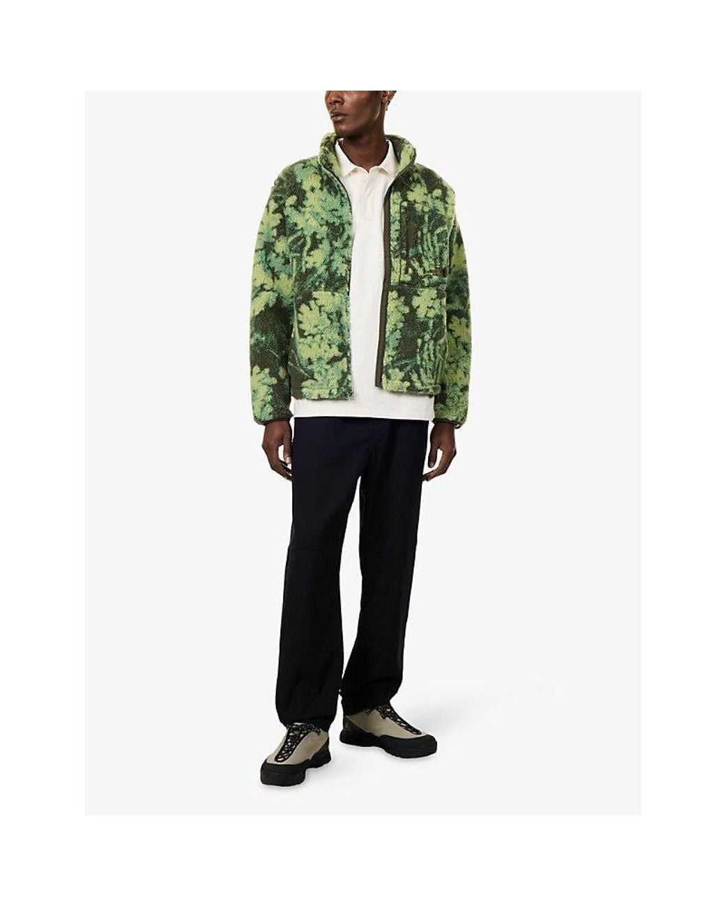 The North Face Green Extreme Pile Full-Zip Fleece Jacket for men