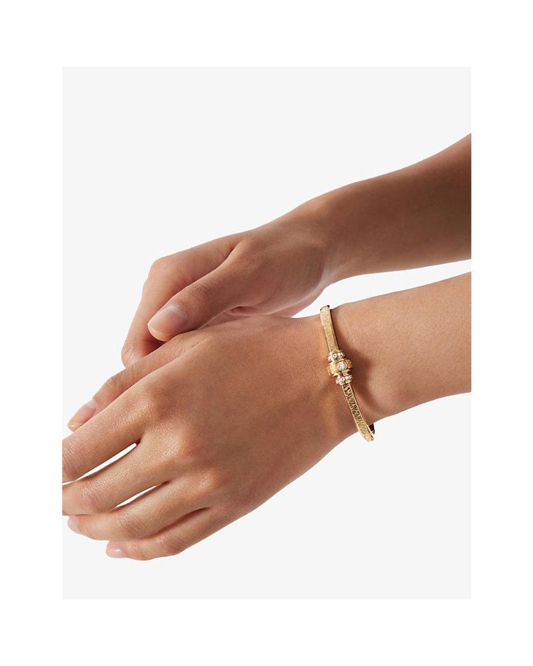 Piaget White Possession 18Ct Rose- And 0.43Ct Brilliant-Cut Diamond Bangle