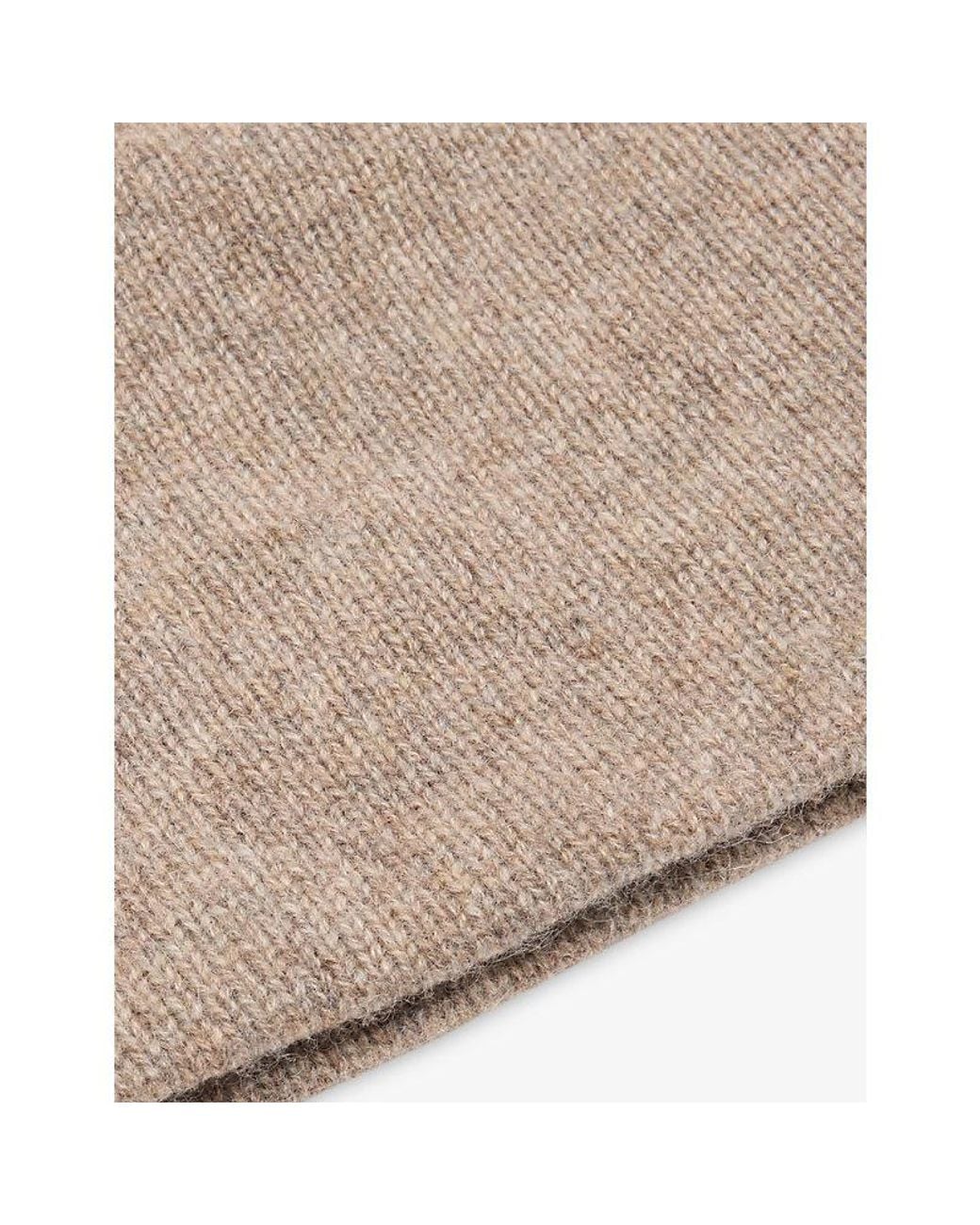 Frankie Shop Natural Inko Cashmere Beanie