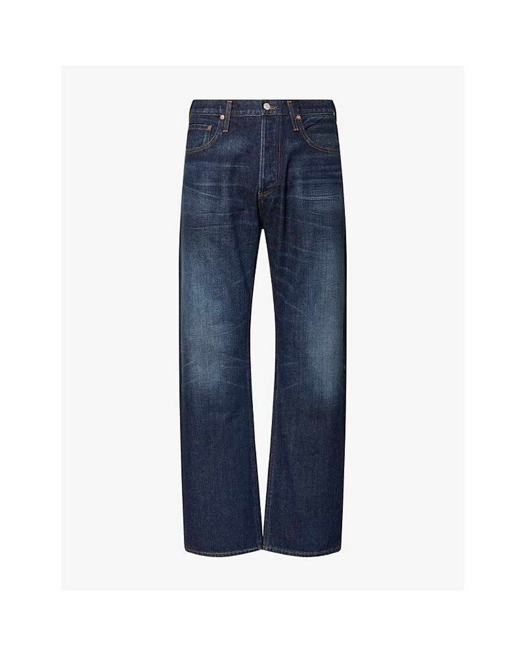 Agolde Blue Magnus Straight-Leg Denim Jeans for men
