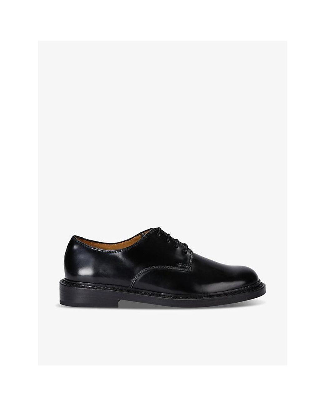 Our Legacy Uniform Parade Leather Derby Shoes in Black for
