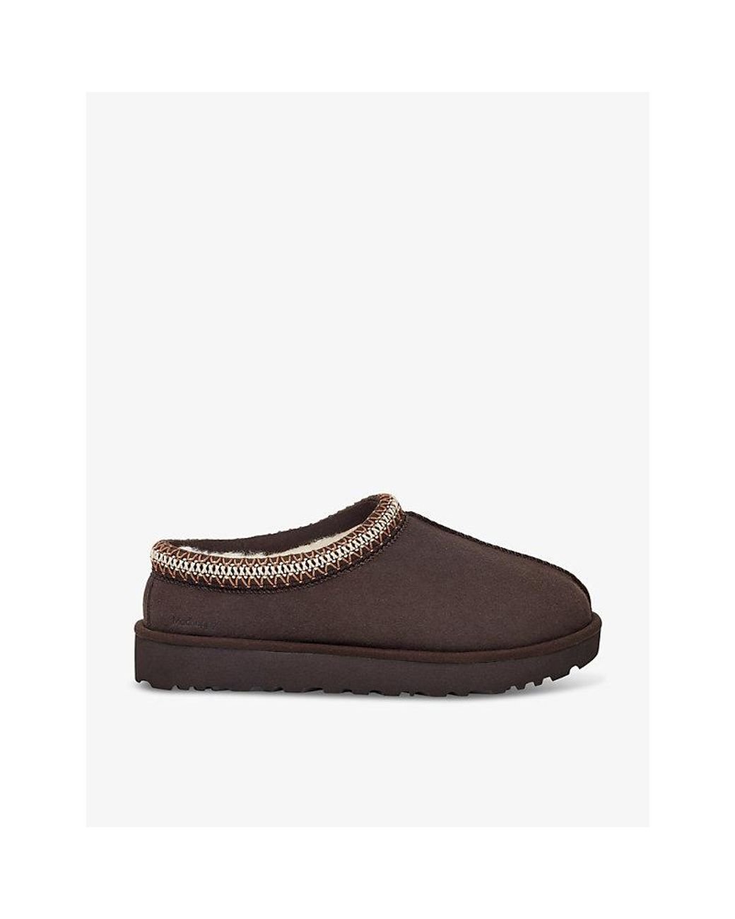 Dark brown ugg slippers cheap