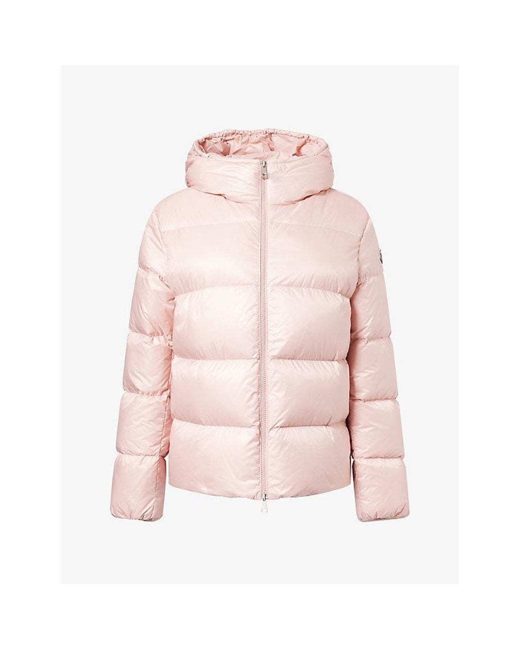 Moncler Pink Feligule Hooded Shell Jacket
