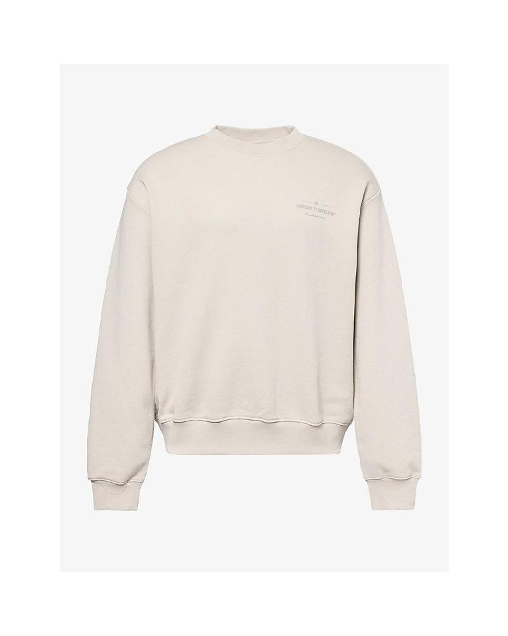 Screenprint Emblems The Couture Club Copyright Graphic Cotton Jumper in White for Men | Lyst