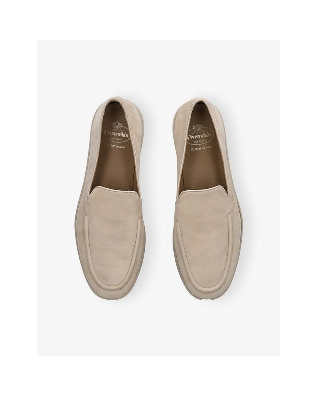 Church's White Stanley Leather Loafers for men