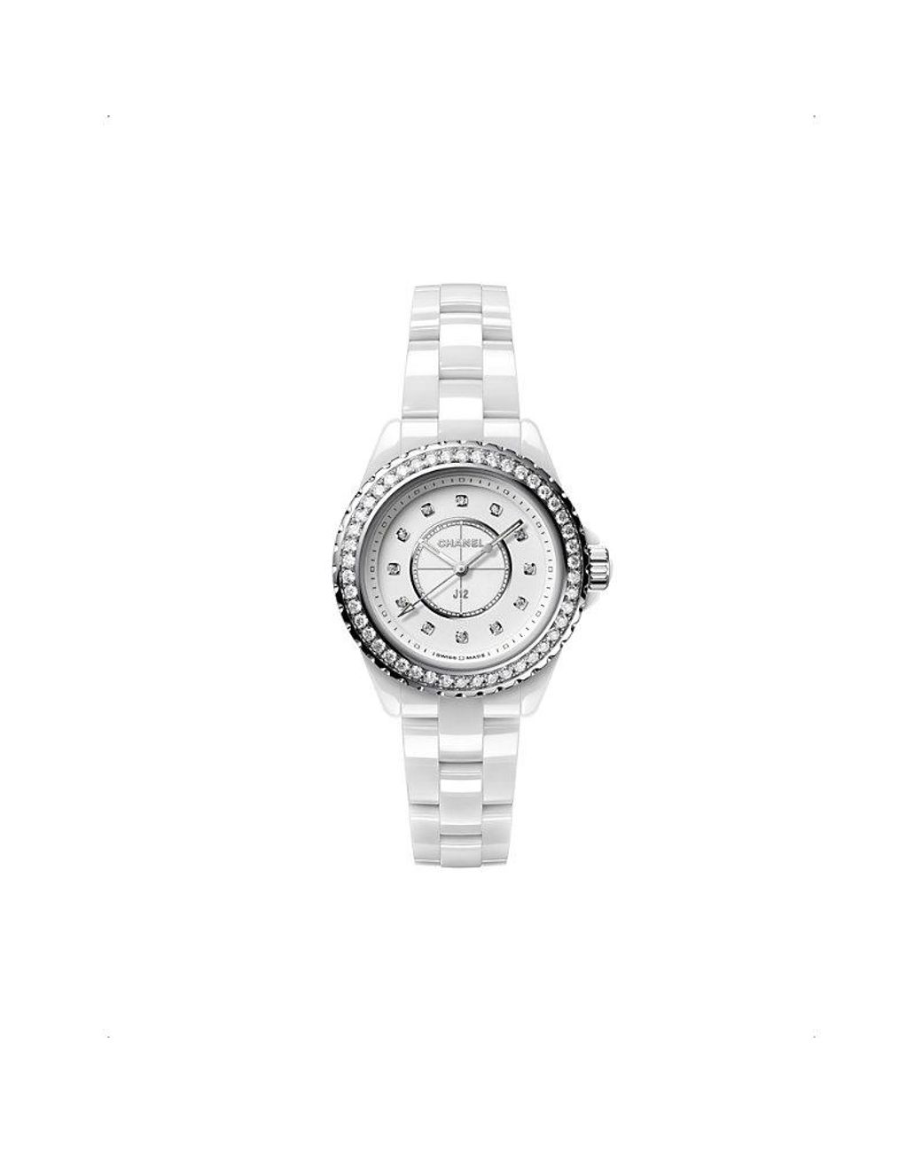 Chanel H6418 J12 Steel, Ceramic And 1.21ct Diamond Quartz Watch in