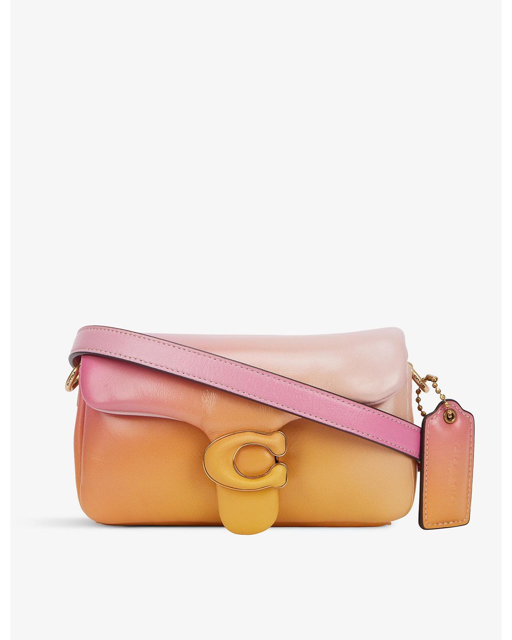 COACH Tabby Pillow Leather Shoulder Bag in Pink Lyst