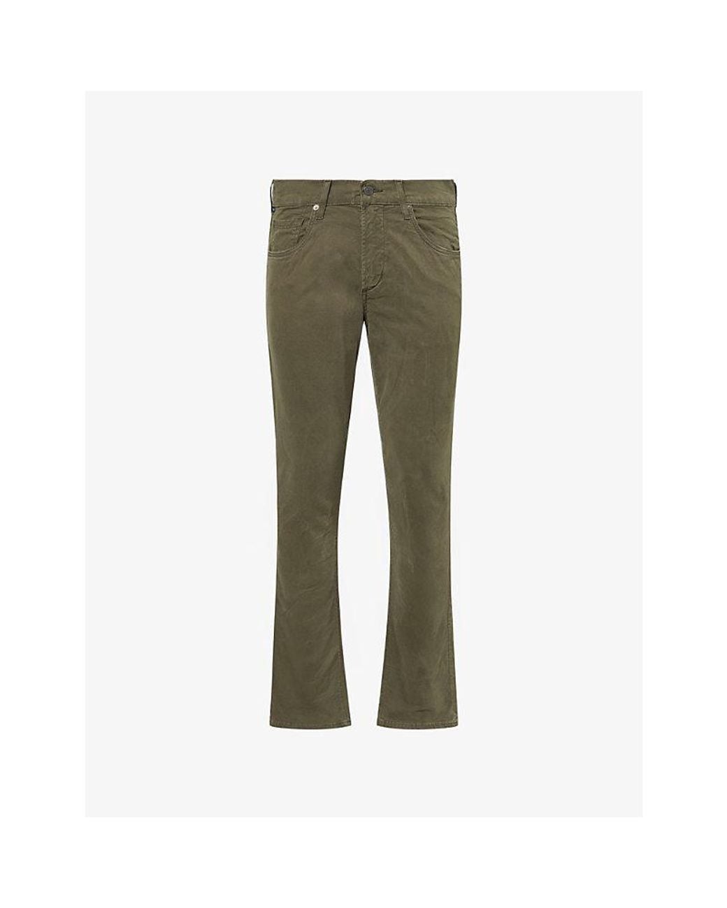 Citizens of Humanity Green Gage Slim Touch Sateen Cotton Denim Jeans for men