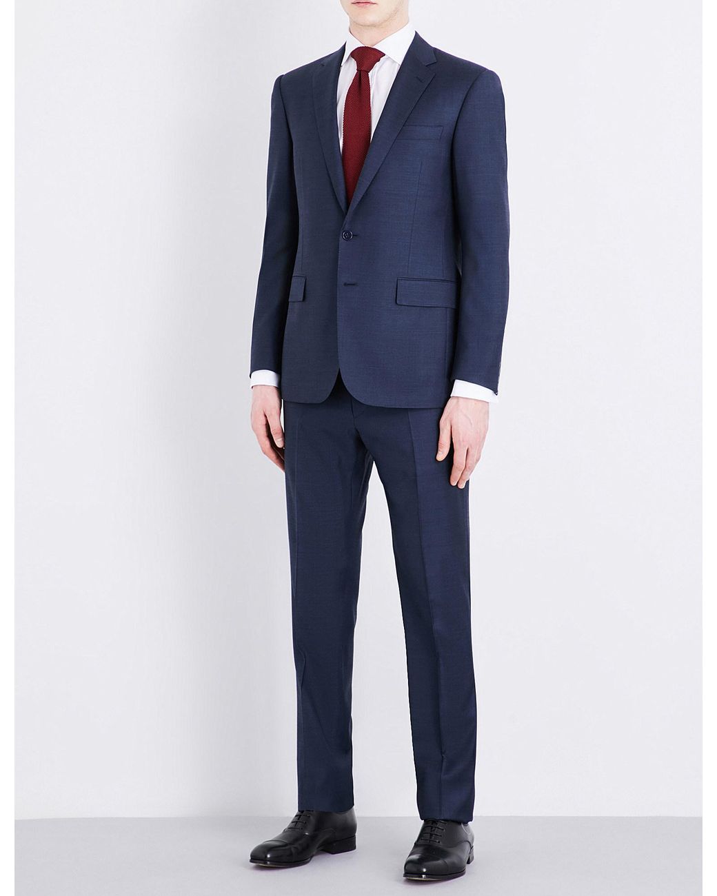 Ralph Lauren Purple Label Anthony Slim-fit Wool Suit in Blue for Men | Lyst