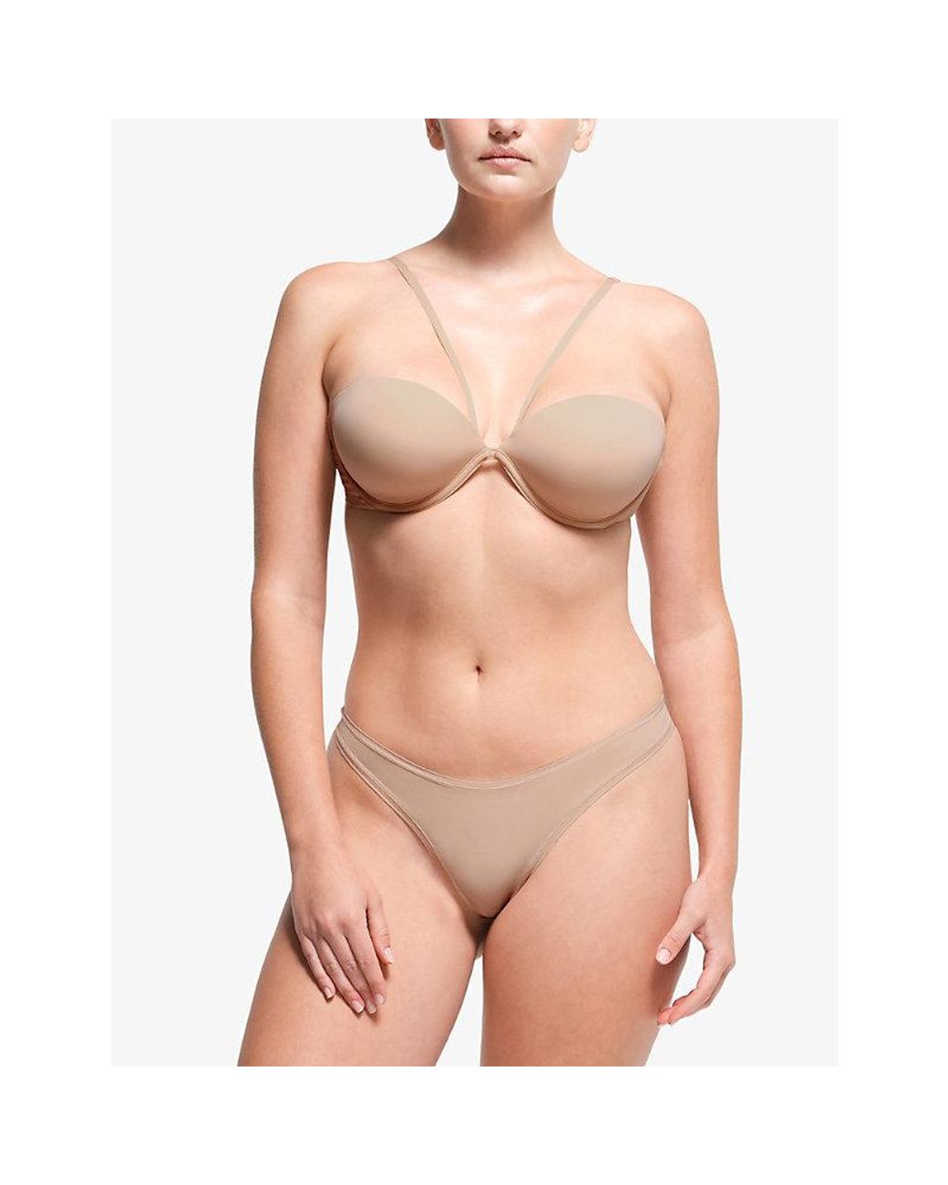 Skims White Multi-Way Underwired Bra