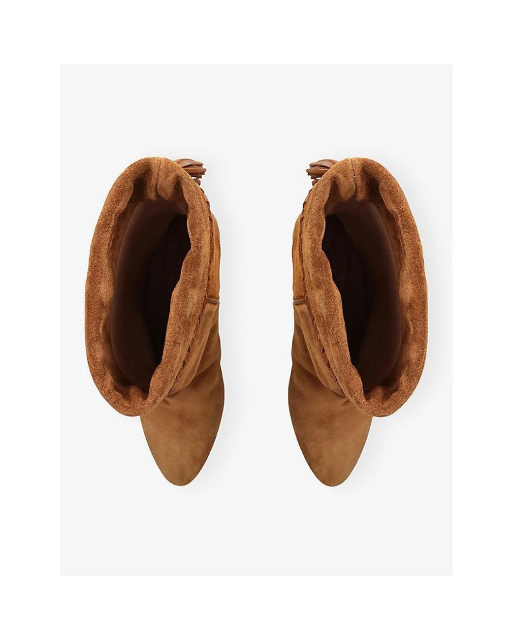 Isabel Marant Brown Dalby Suede Heeled Boots