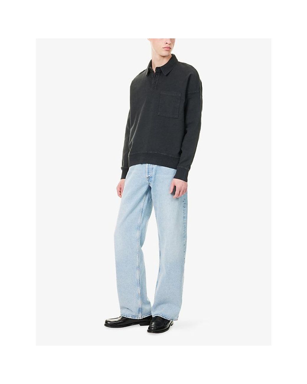 Agolde Blue Arc Wide-Leg Denim Jeans for men