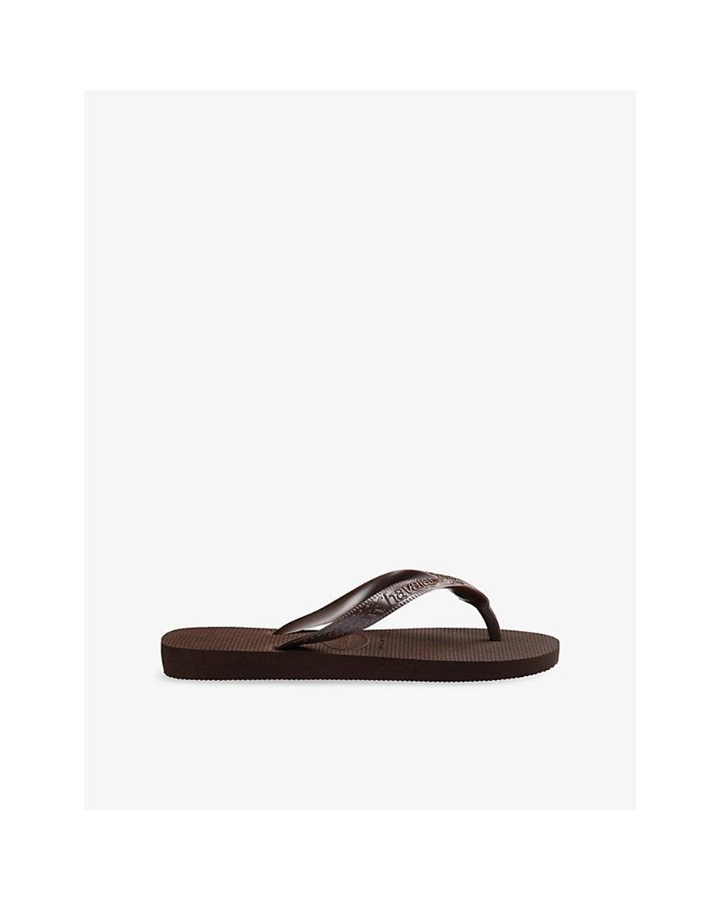 Havaianas Brown Top Rubber Flip-Flops