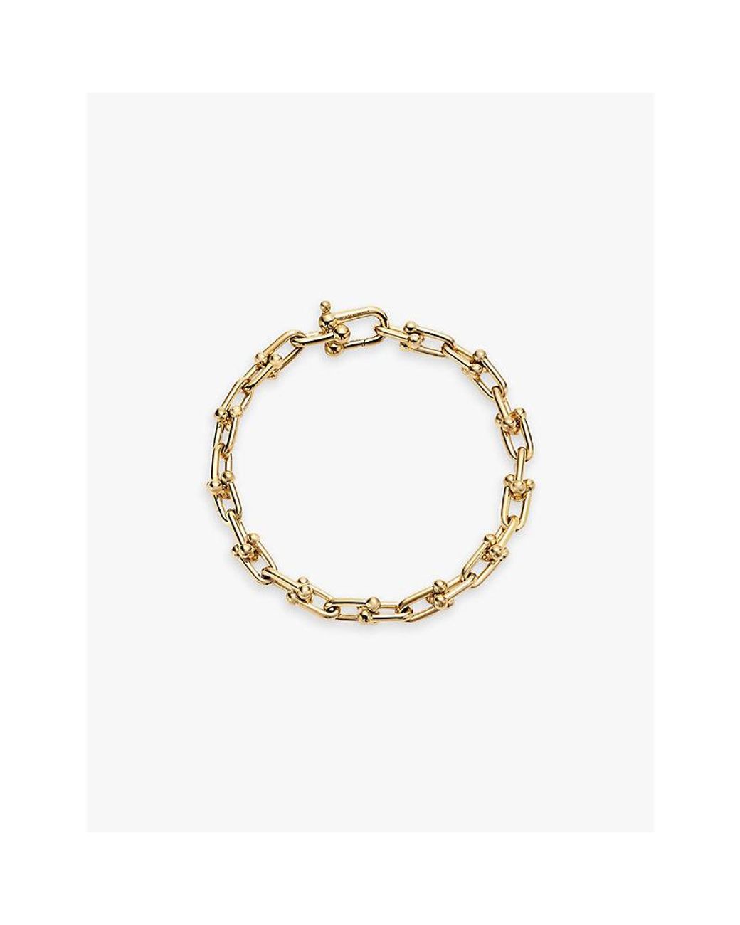 Tiffany & Co Metallic Tiffany Hardwear 18Ct Link Bracelet