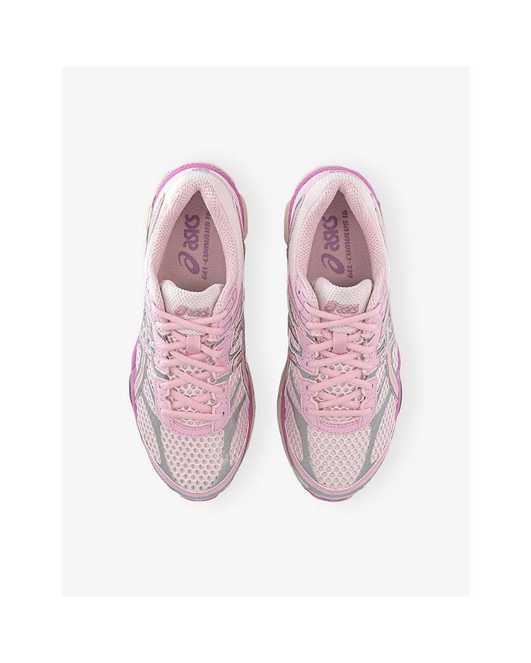 Asics Pink Gel Cumulus 16 Mesh Trainers