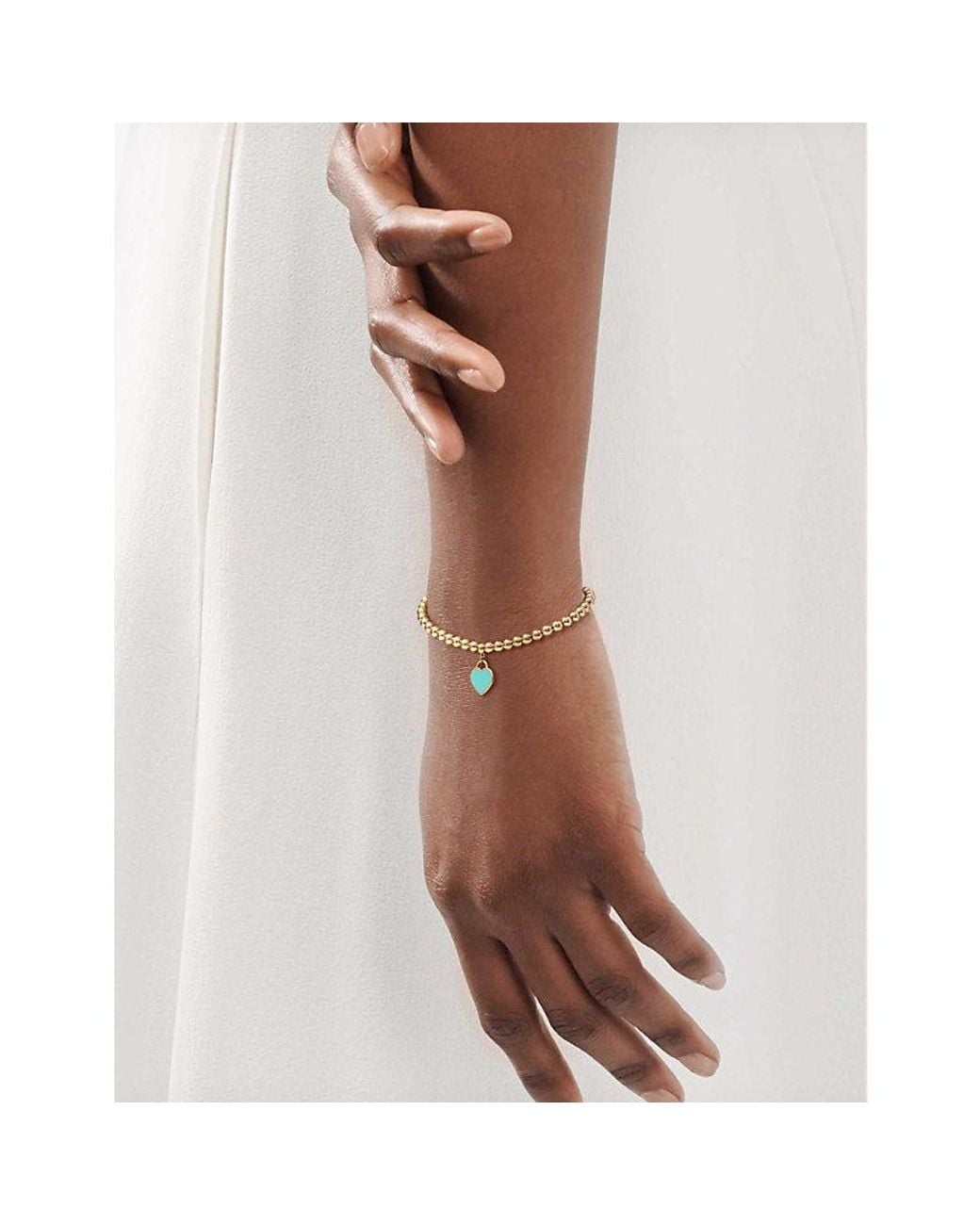 Tiffany & Co Multicolor Return To Tiffany Extra Small 18Ct Beaded Bracelet