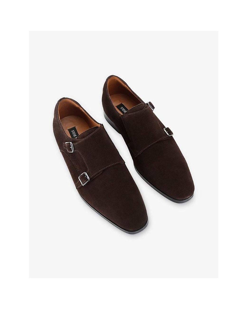 Steve Madden Black Perry Suede Loafers for men