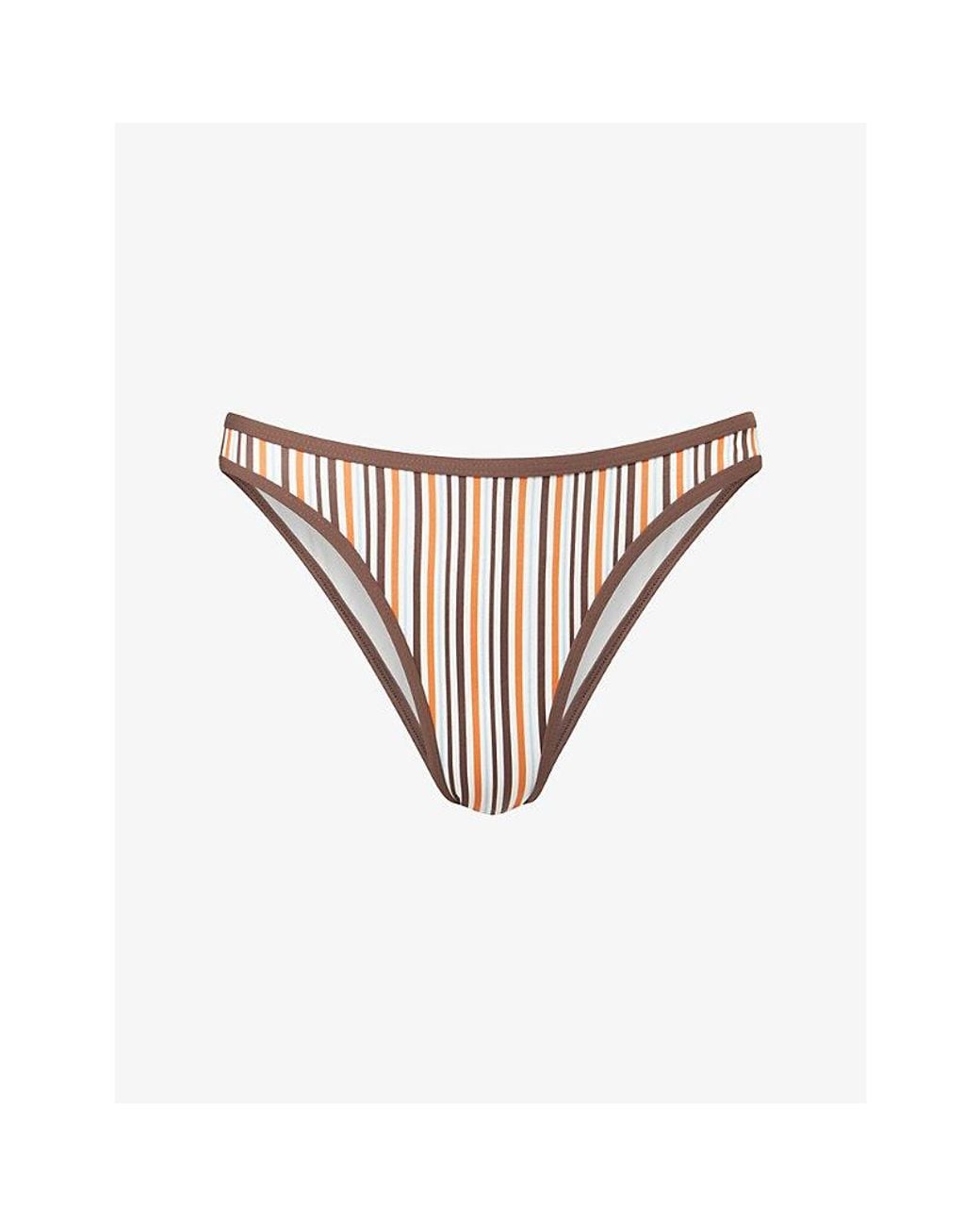 The Couture Club White High-Rise Bikini Bottoms