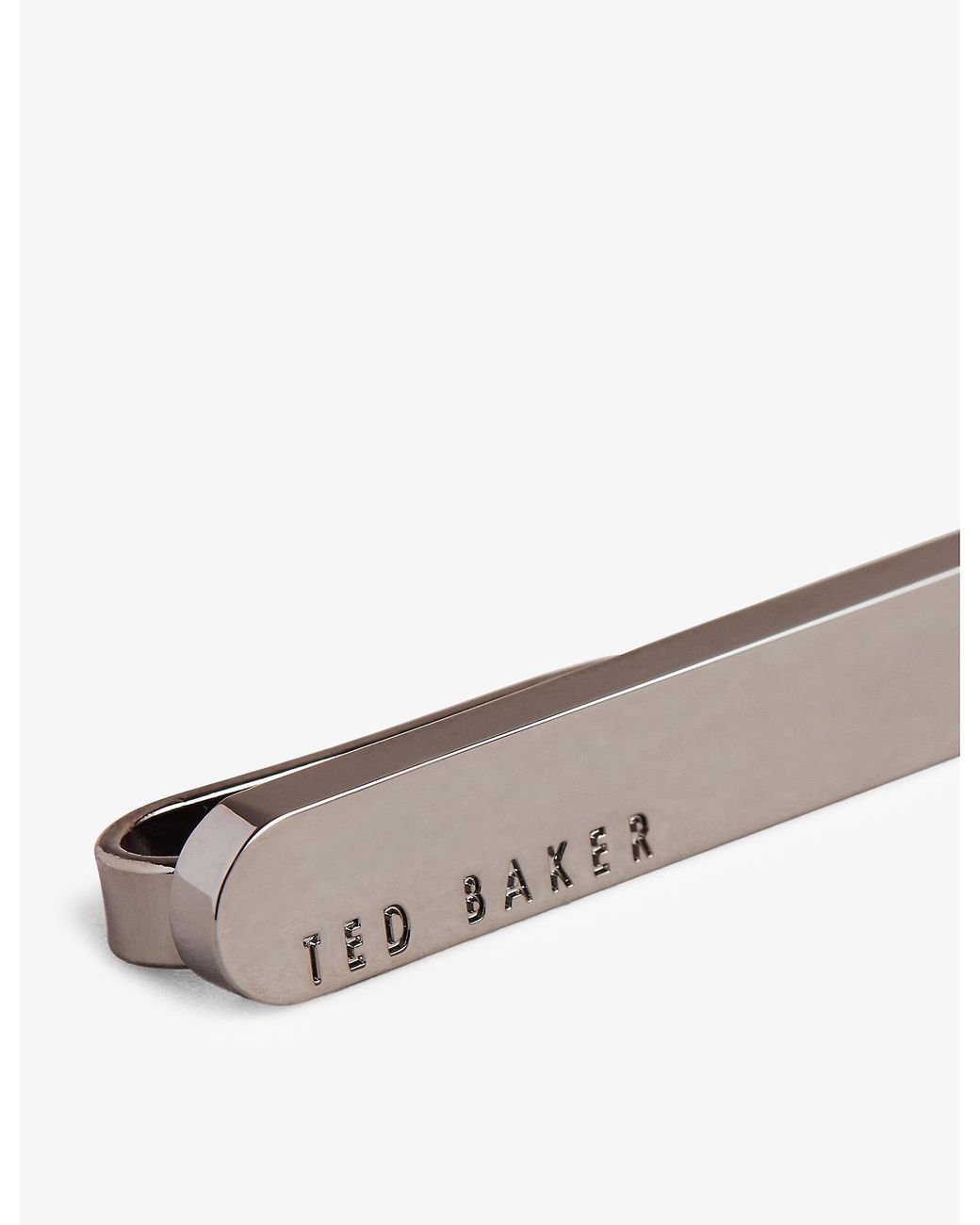 Ted Baker Illum Malachite-detail Metal Tie Bar for Men | Lyst