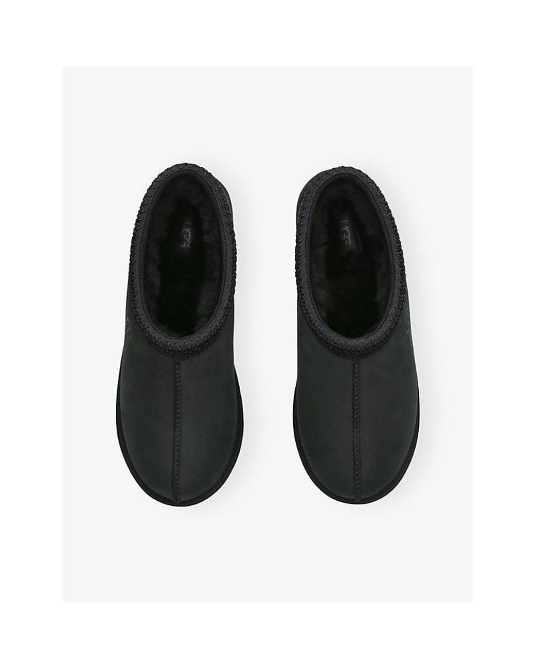 Ugg Black Tasman Ii Suede Slippers for men