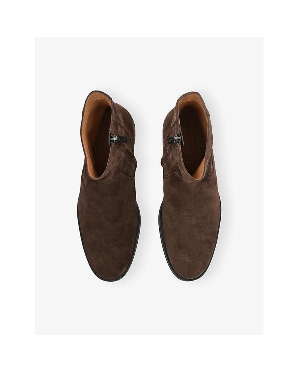 Tod's Brown Stivaletto Suede Ankle Boots for men