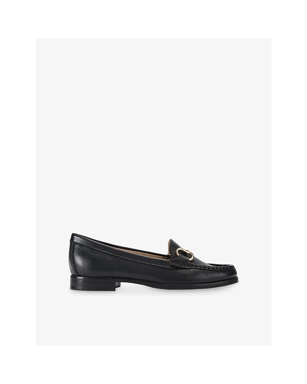 Carvela Kurt Geiger Black Click Wide-Fit Leather Loafers