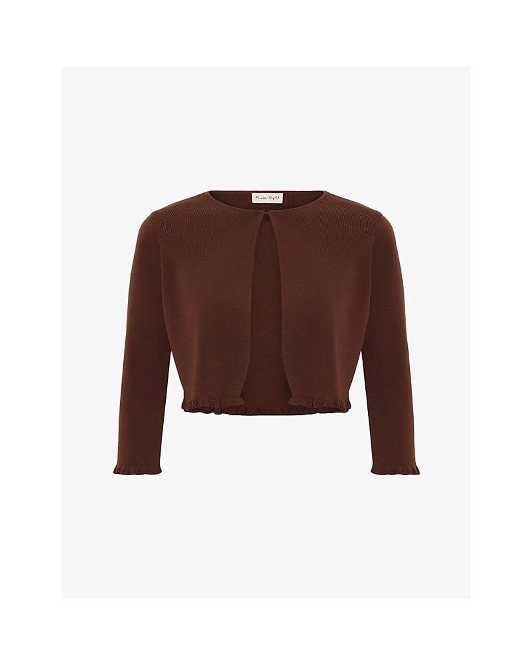Phase Eight Brown Mimi Knitted Cover-Up
