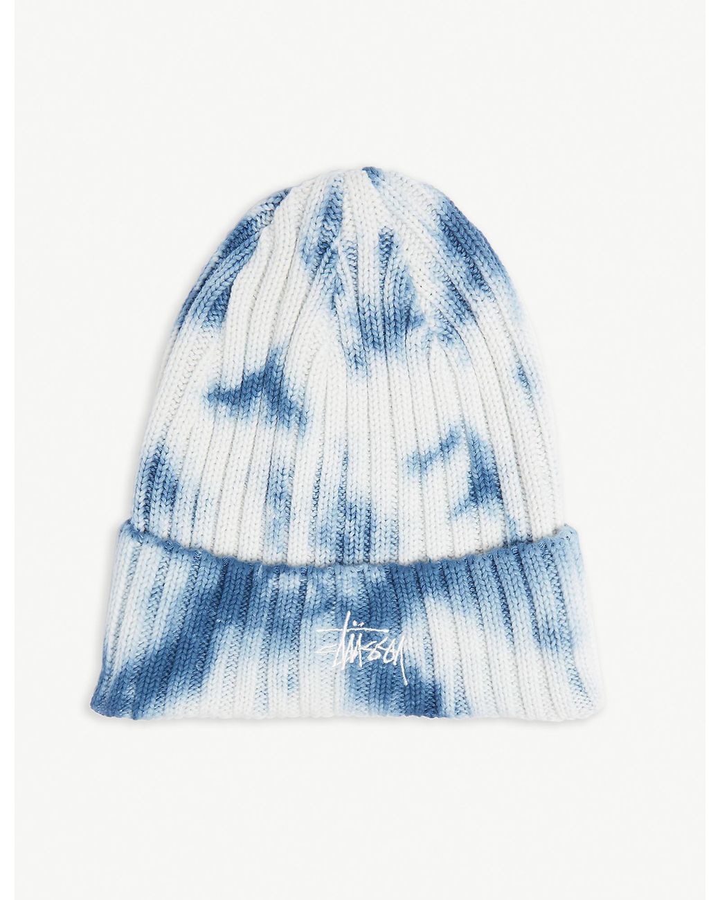 Stussy Tie-dye Cotton-knit Beanie in 