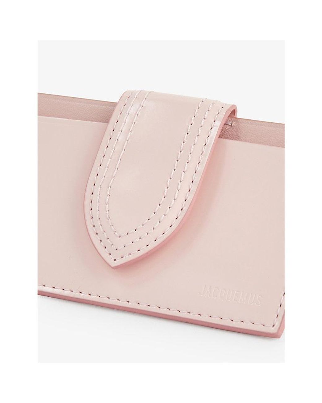 Le Porte Leather Wallet in Pink - Jacquemus