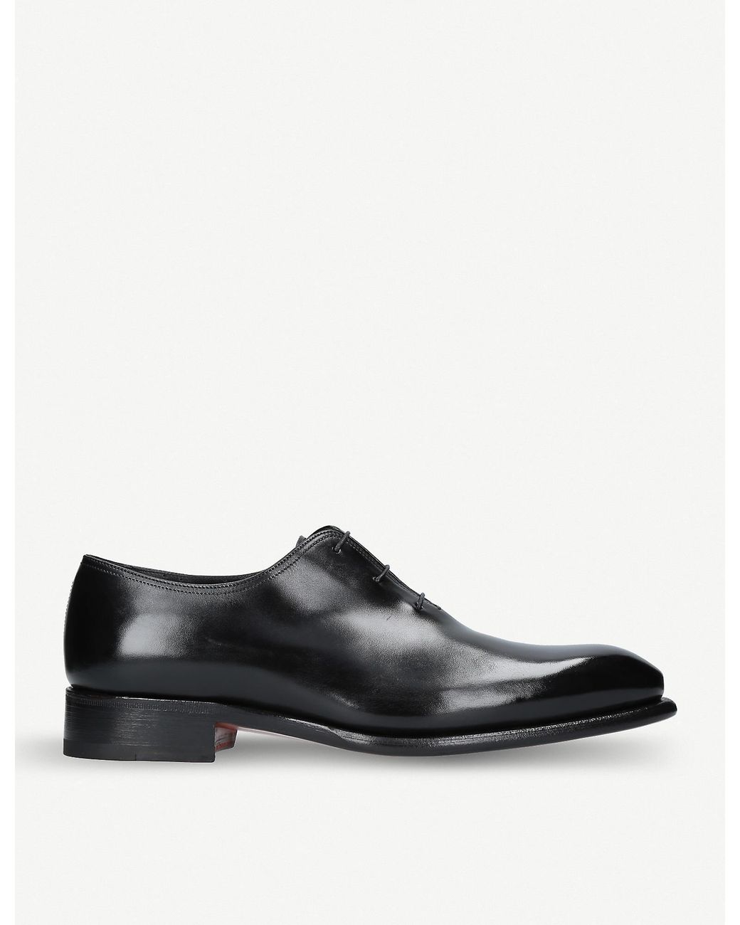 Santoni Carter Wholecut Leather Oxford 