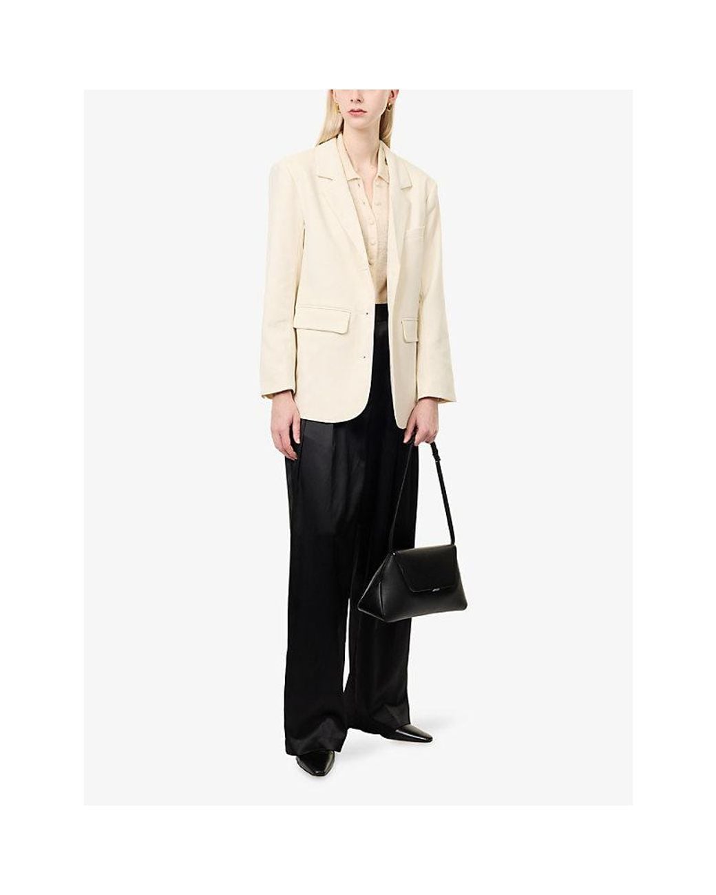 4th & Reckless Natural Tamile Tailored Woven Blazer