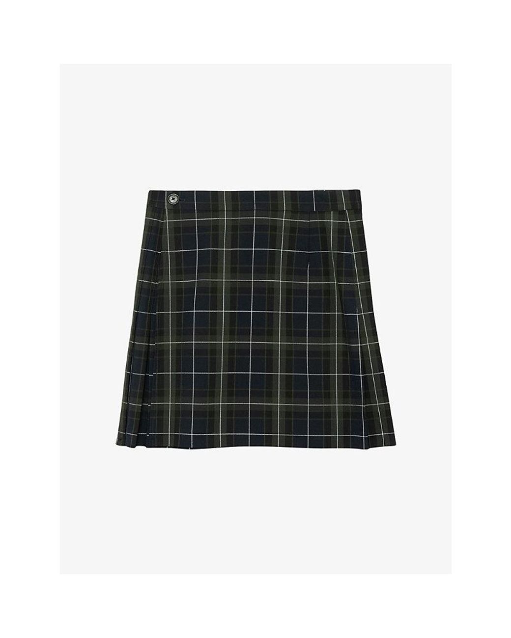 Zadig & Voltaire Black Jumi Tartan Woven Mini Skirt