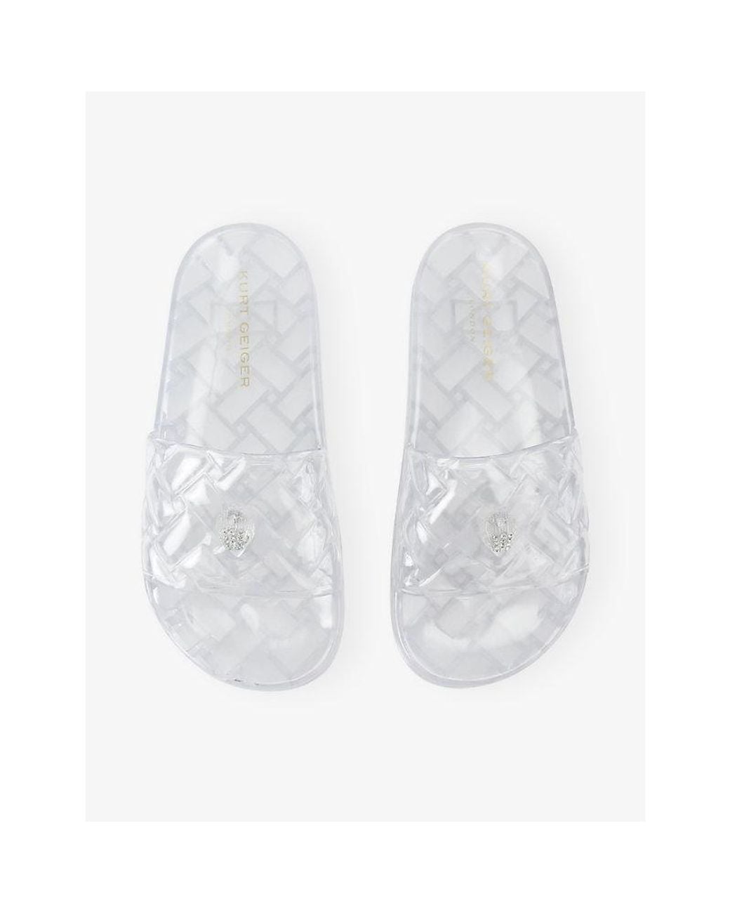 Kurt Geiger White Meena Jelly Sandals