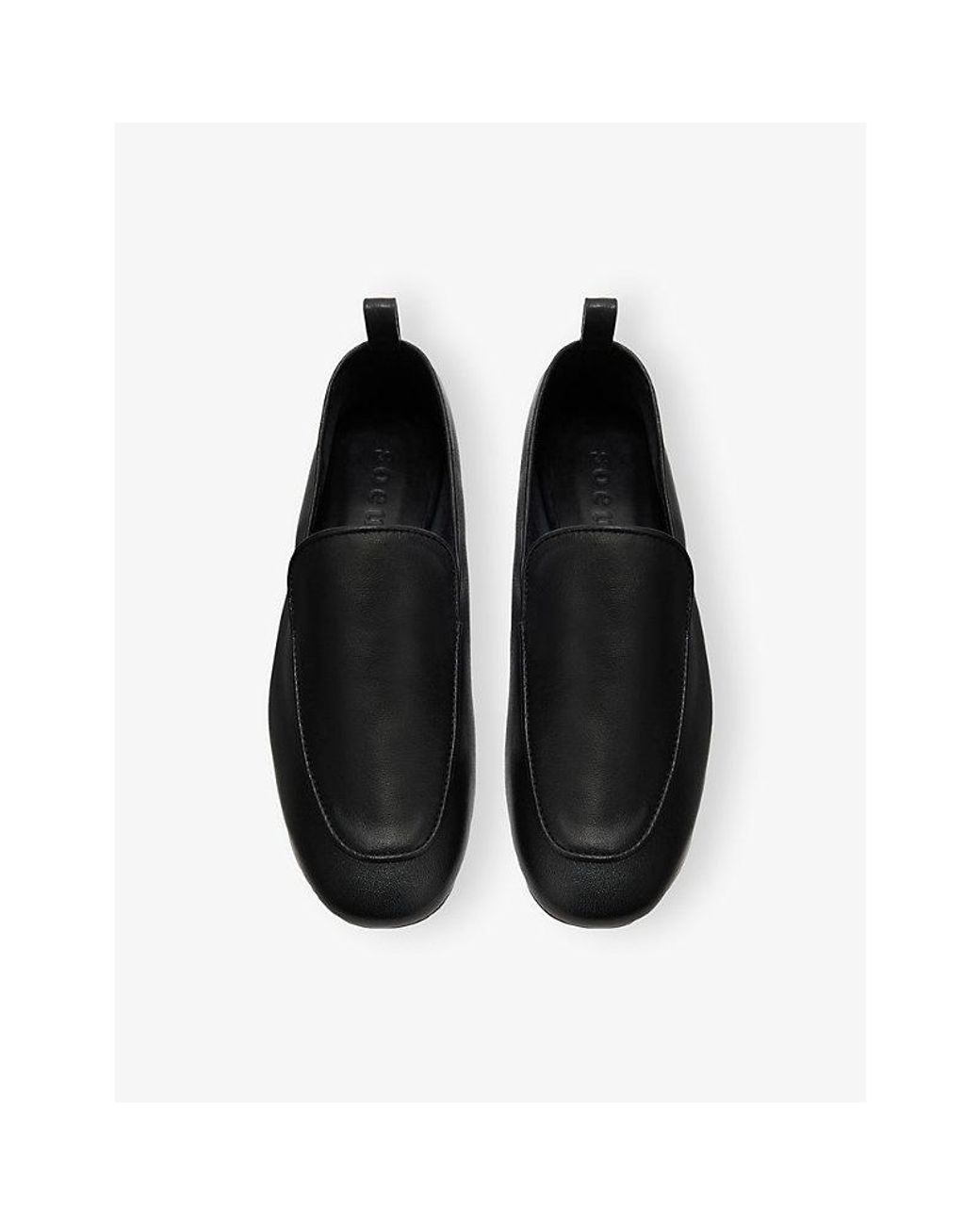 Soeur Black Nine Slip-On Leather Loafers