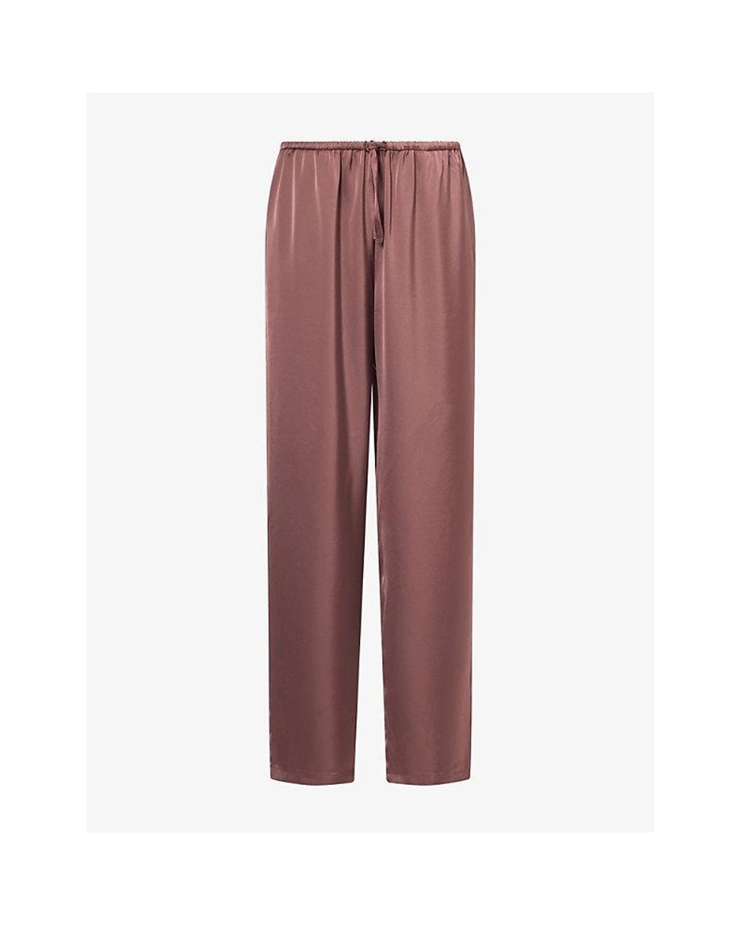 Stylein Red Meike Relaxed-Fit Crepe Trousers