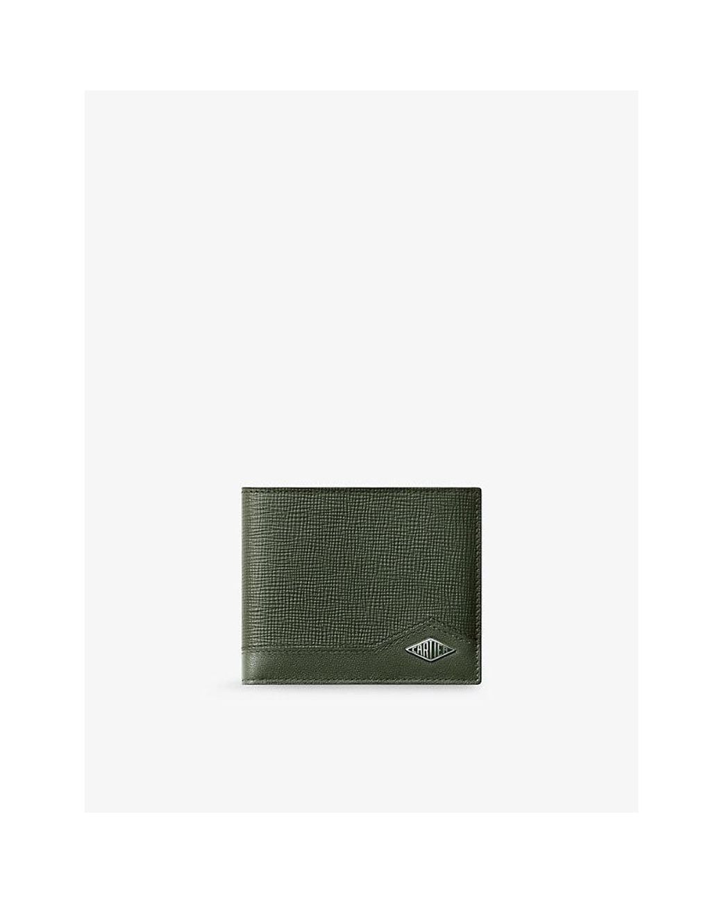 Cartier Green Losange 6Cc Leather Wallet