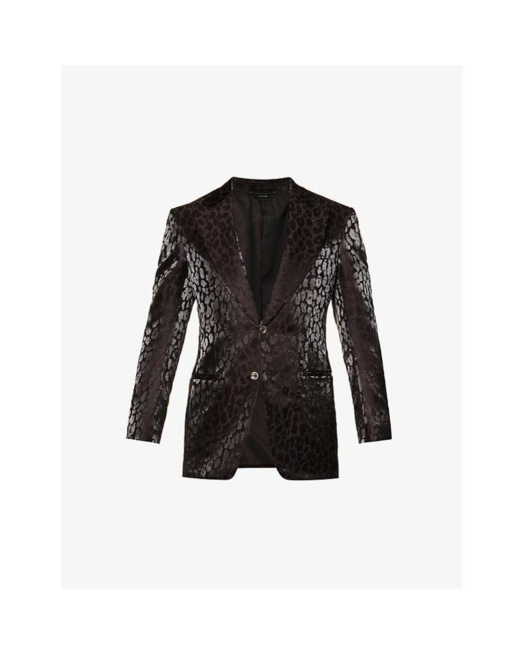 Tom ford leopard jacket cheap