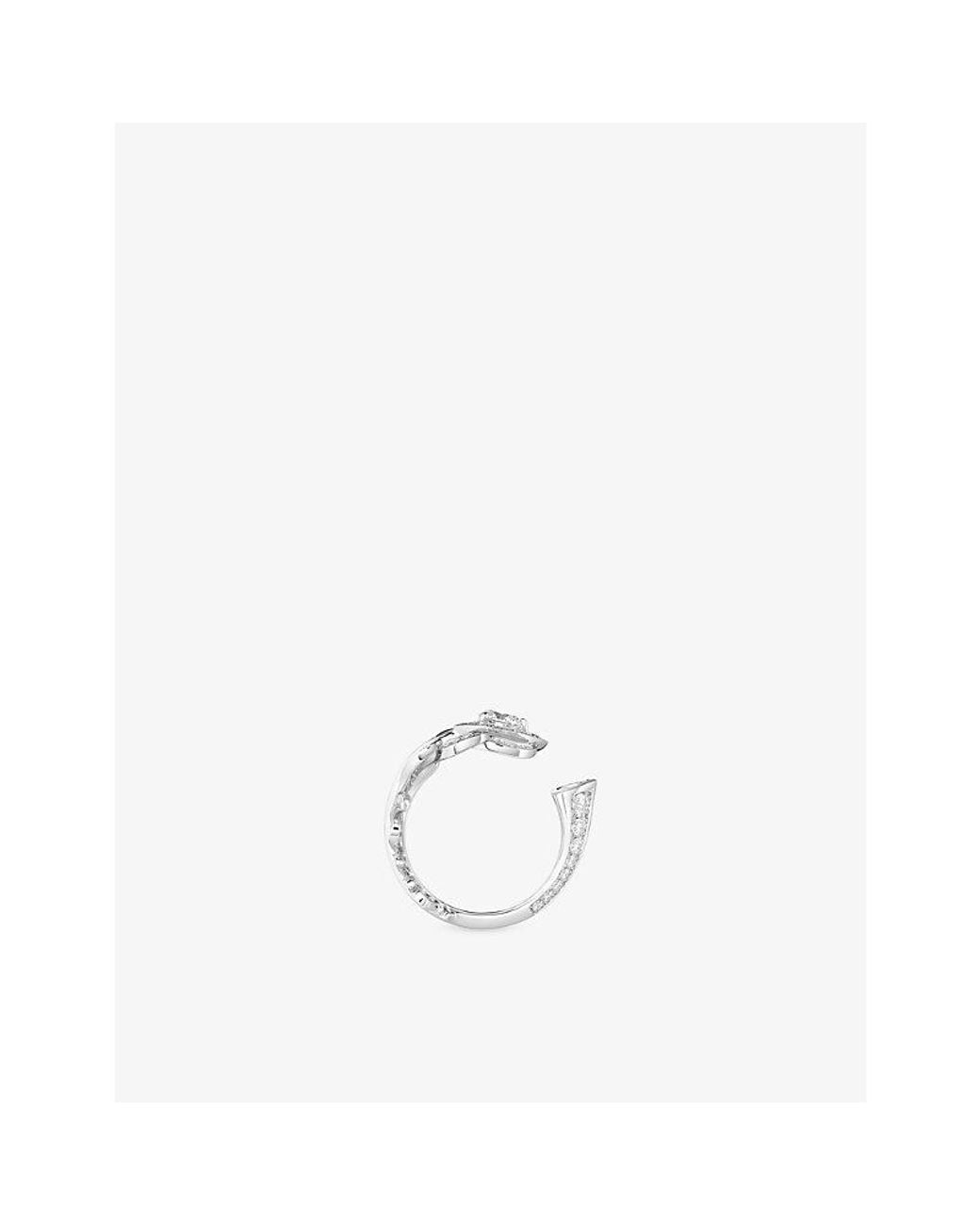Boucheron White Plume De Paon 18Ct And Diamond Ring
