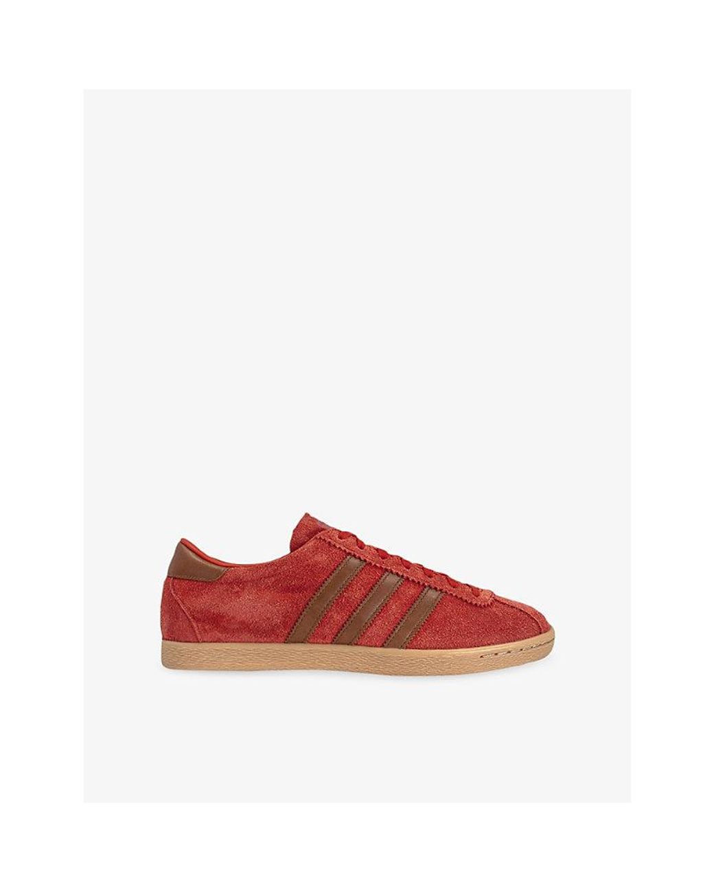 Adidas Red Tobacco Suede Trainers for men