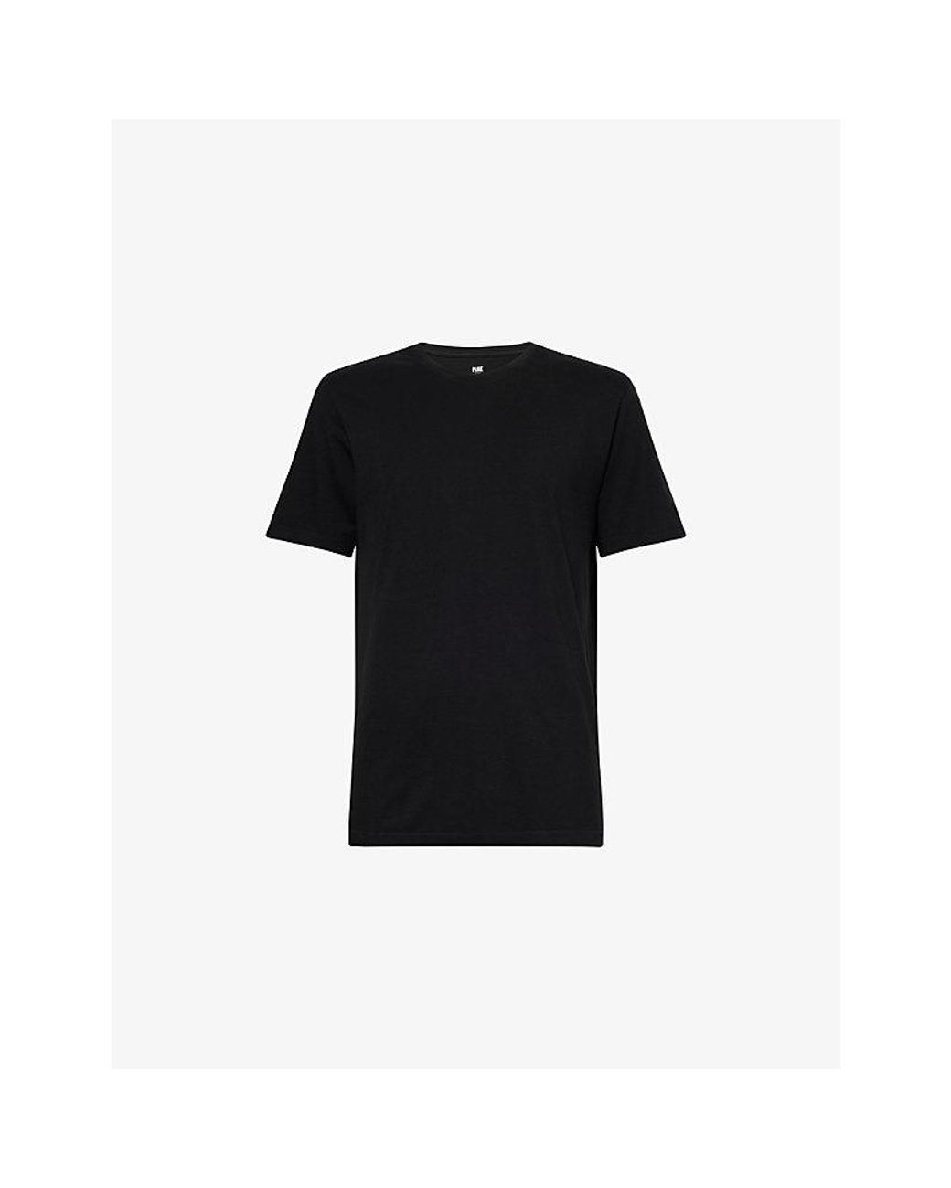 PAIGE Black Sorden Crew-Neck Cotton T-Shirt for men
