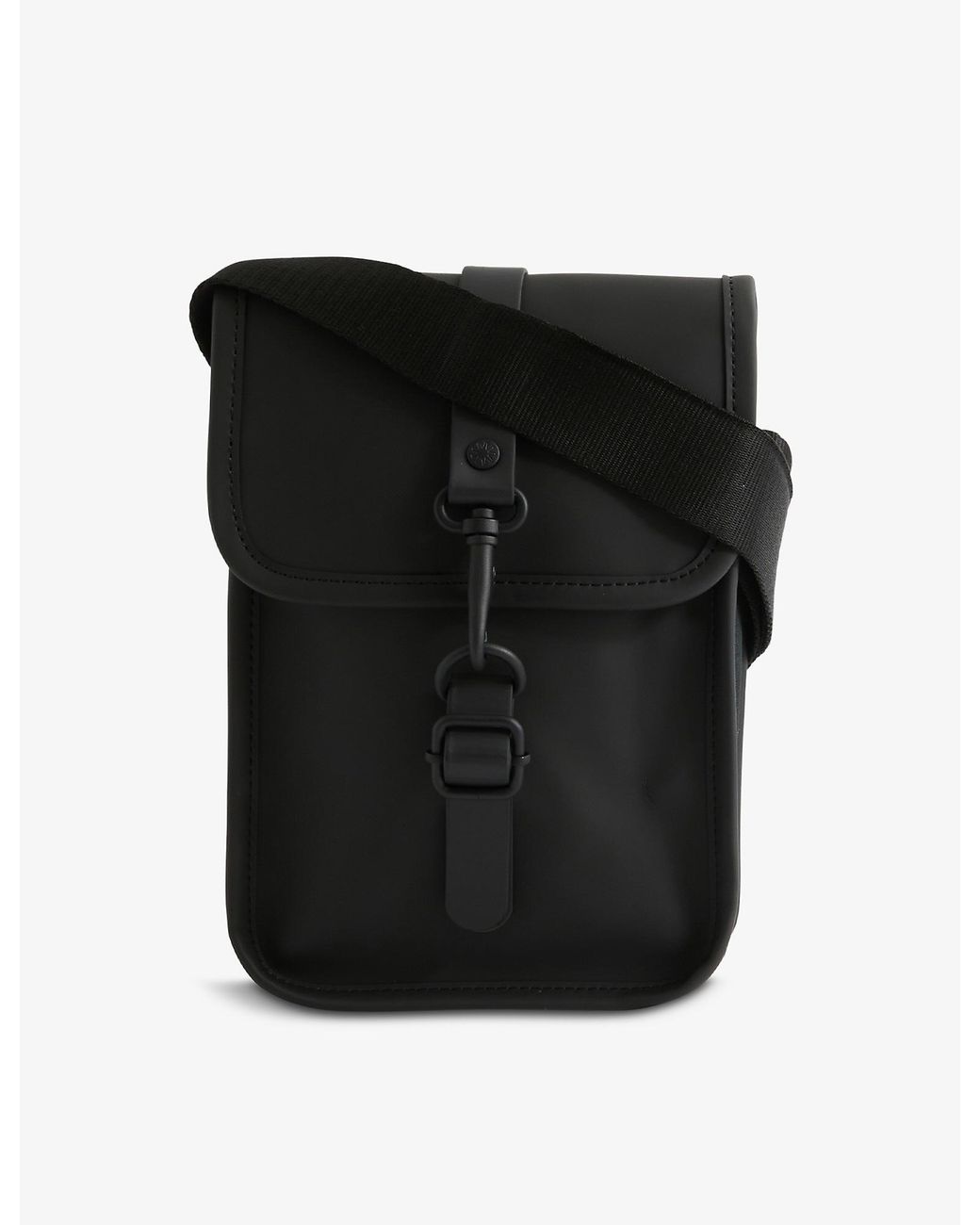 Rains Flight Coatedcanvas Crossbody Bag in Black Lyst