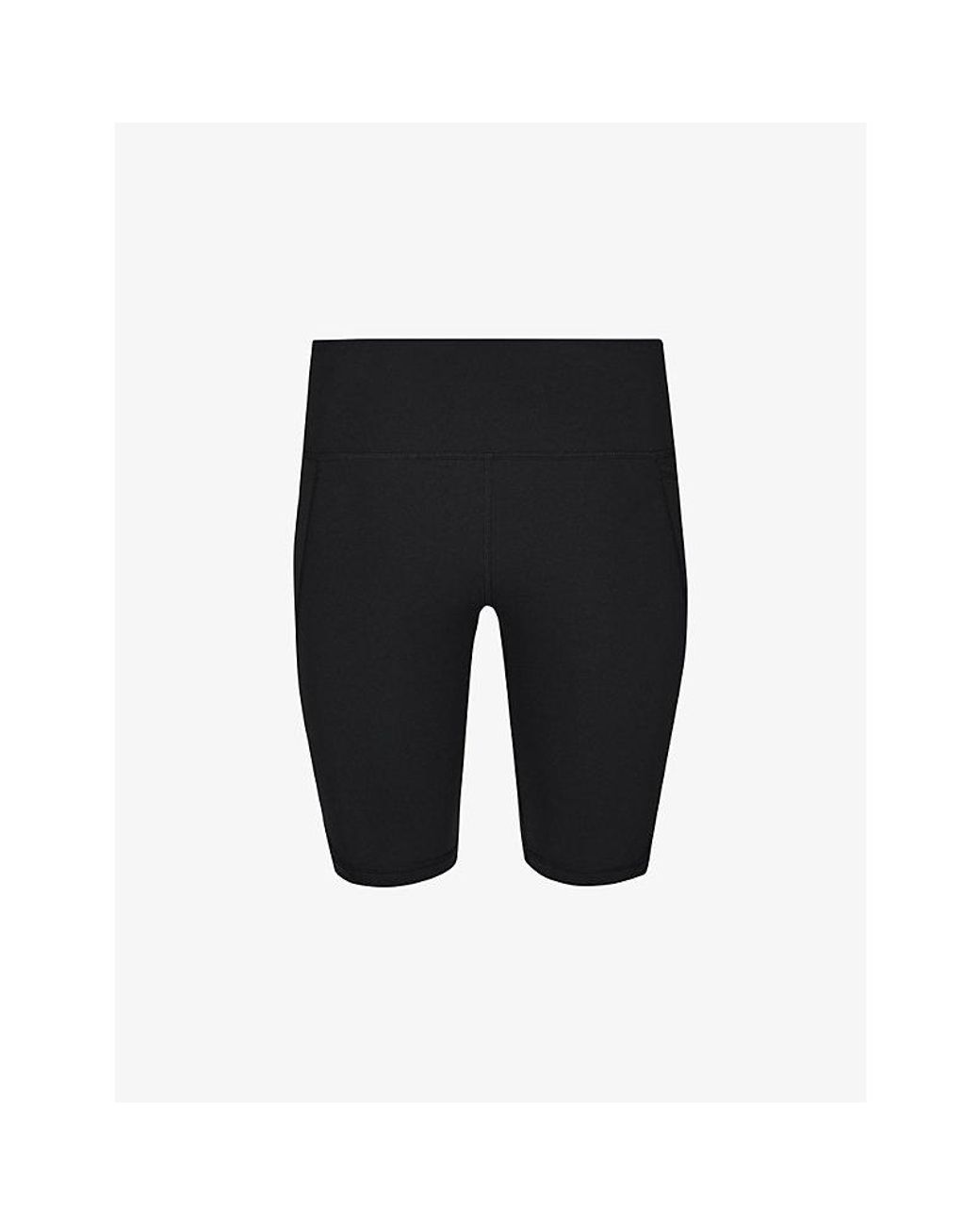 Sweaty Betty Black Power 9 Rubber Biker Shorts