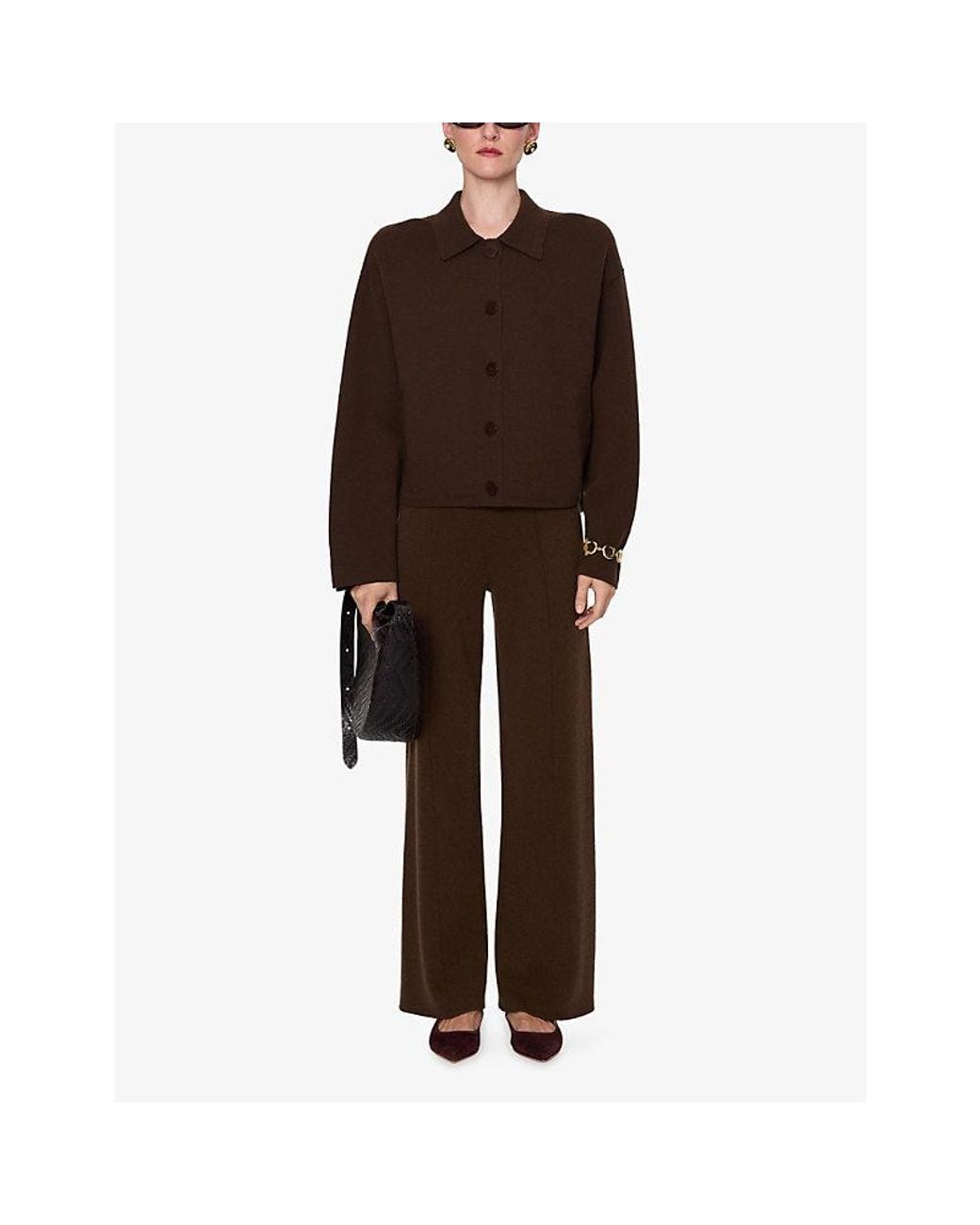 Joseph Brown Aemilia Double-Side Cashmere-Blend Jacket