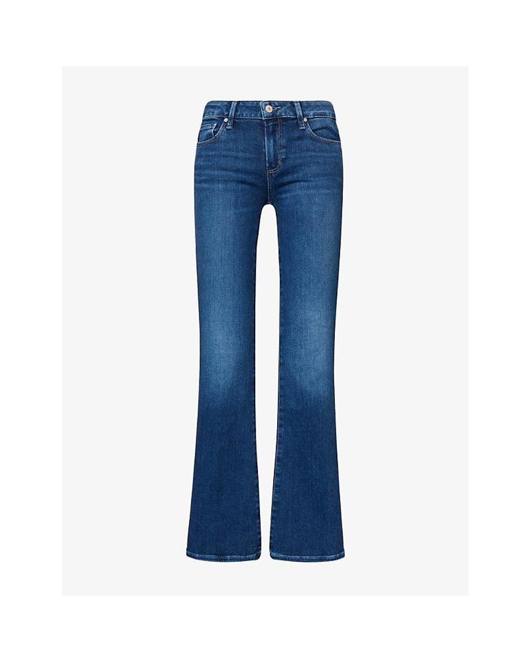 PAIGE Blue Laurel Canyon Bootcut Denim Jeans